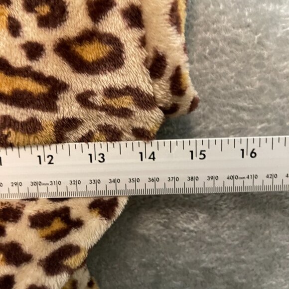 Cuddl Duds Girls Sassy Animal Cheetah Print Soft Cozy Lounge Sleepwear Robe S - Picture 7 of 12